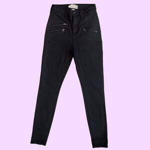 Altar'd State Black High-Rise Skinny Jeans with Zip Pocket Detail